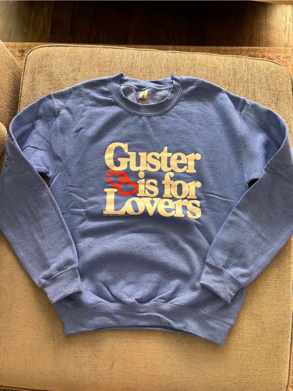 Guster is for Lovers crewneck sweatshirt